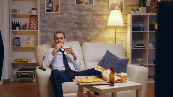 Man consumes bad diet Can Exercise Make Up For A Bad Diet?